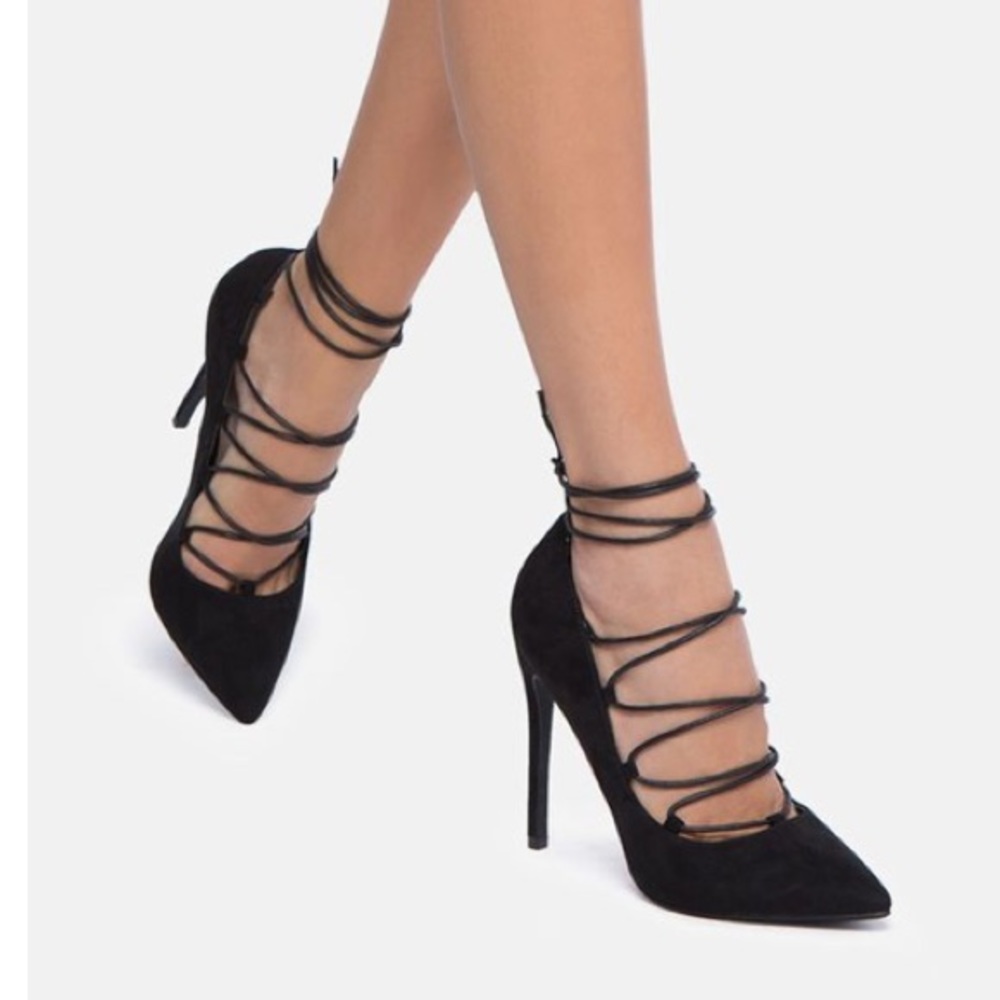 lace up heels